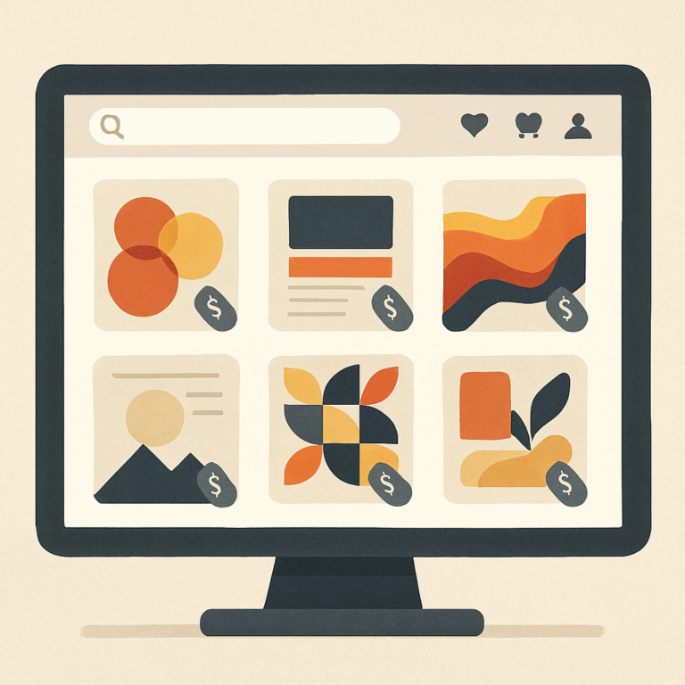 مواقع لبيع تصاميم