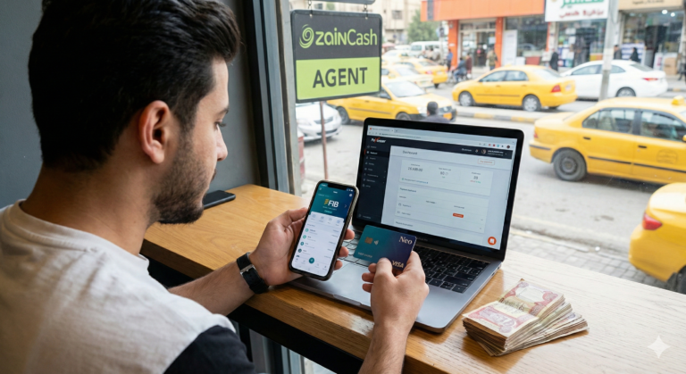 طرق سحب الارباح من الانترنت في العراق 2026